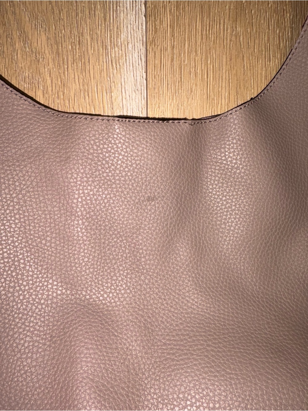 Guess Pebbled Leather Shoulder Hobo Bag in Taupe Brown - Picture 6 of 6
